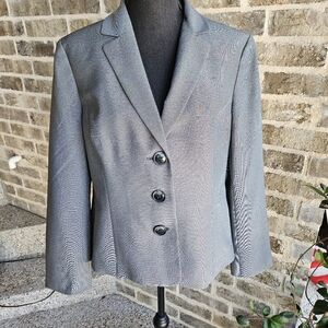 LeSuit Grey Blazer Womens 14 NWT‎ 3 Button
